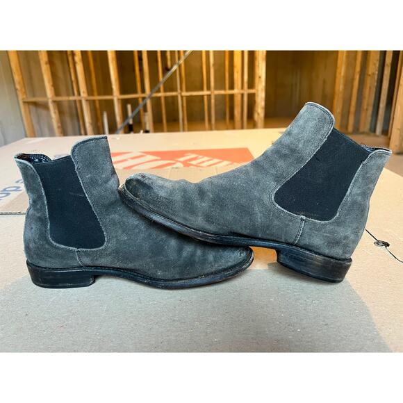 Thursday Boot Cavalier Chelsea Boots Shadow Gray Suede sz 7